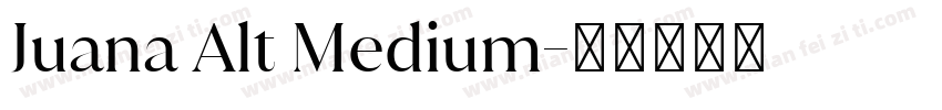 Juana Alt Medium字体转换